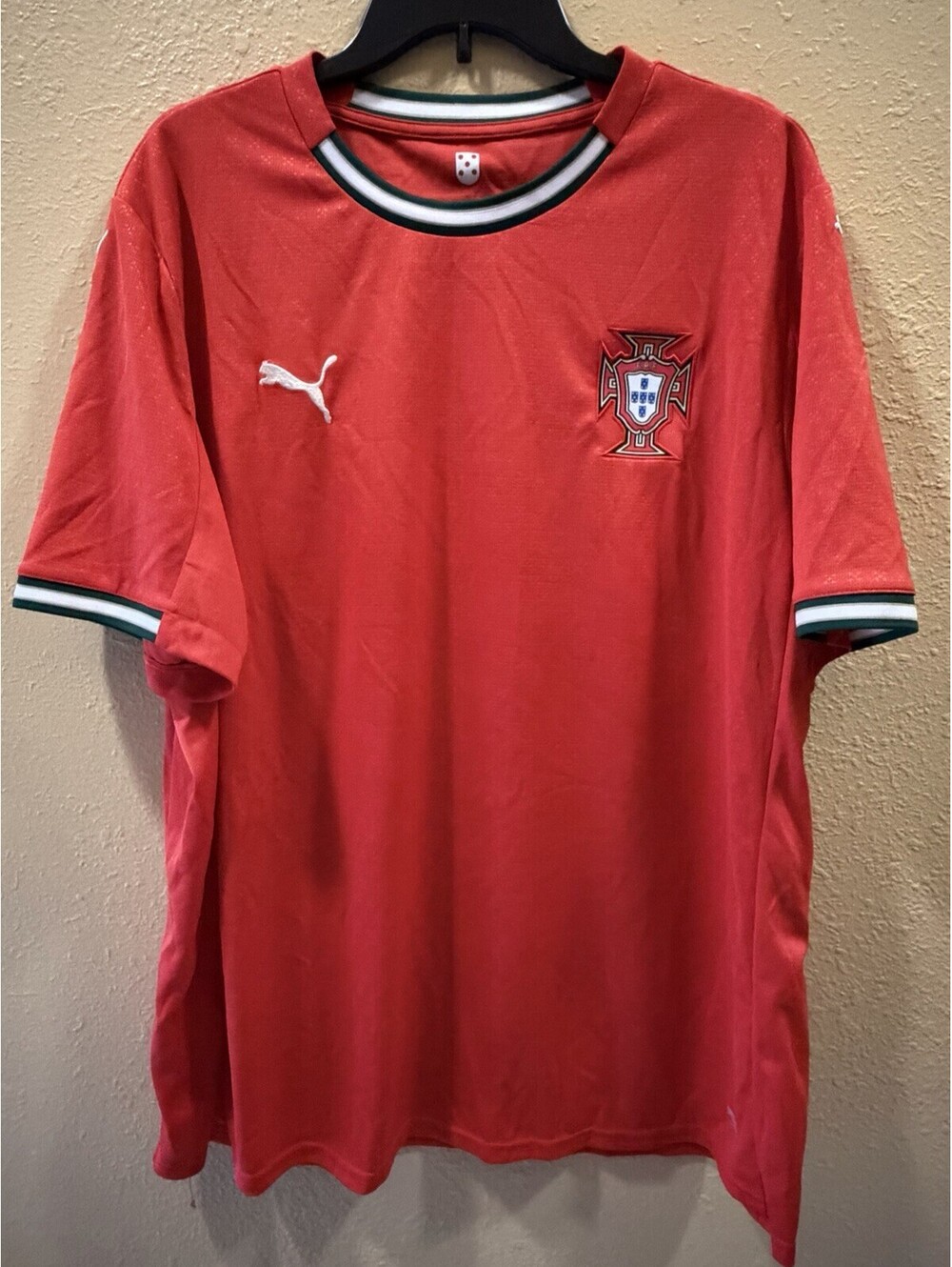 Puma Mens Red Portugal 2025 Home Jersey Size XXL